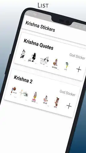Play Krishna Stickers as an online game Krishna Stickers with UptoPlay