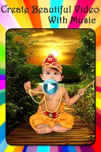 Play APK Krishna Video Maker- Bal Krishna Video Editor  and enjoy Krishna Video Maker- Bal Krishna Video Editor with UptoPlay com.airtechinfosoft.krishnavideomaker
