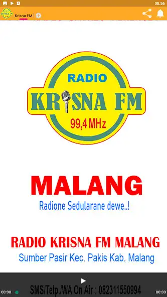 Play Krisna FM Malang  and enjoy Krisna FM Malang with UptoPlay