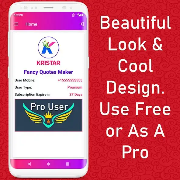 Play Kristar - Fancy Quotes Maker, Name Photo Creator  and enjoy Kristar - Fancy Quotes Maker, Name Photo Creator with UptoPlay