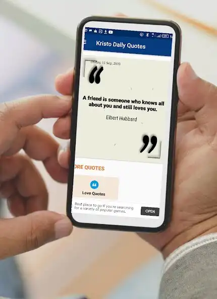 Play Kristo Daily Quotes as an online game Kristo Daily Quotes with UptoPlay