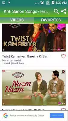 Play Kriti Sanon Songs - Hindi Video Songs