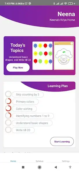 Play Kriya Activity based learning as an online game Kriya Activity based learning with UptoPlay