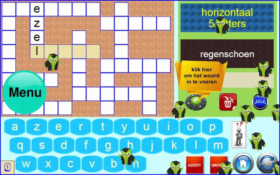 Play Kruiswoordraadsels voor kids  and enjoy Kruiswoordraadsels voor kids with UptoPlay