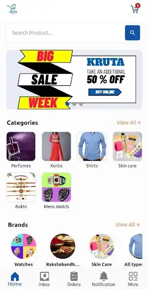 Play Kruta - Online Shopping App as an online game Kruta - Online Shopping App with UptoPlay