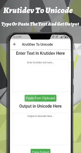 Play Kruti Dev to Unicode (Offline Converter) App as an online game Kruti Dev to Unicode (Offline Converter) App with UptoPlay