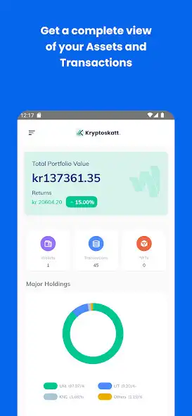 Play Kryptoskatt - Crypto Tracker as an online game Kryptoskatt - Crypto Tracker with UptoPlay