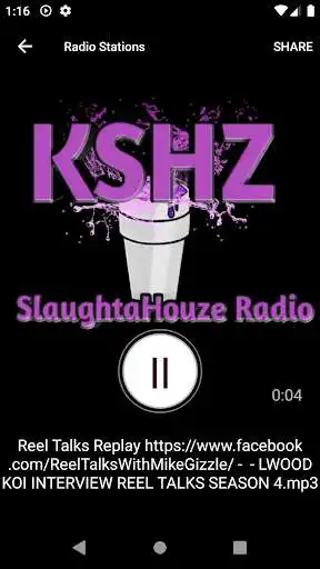 Play KSHZ-SlaughtaHouze Radio  and enjoy KSHZ-SlaughtaHouze Radio with UptoPlay