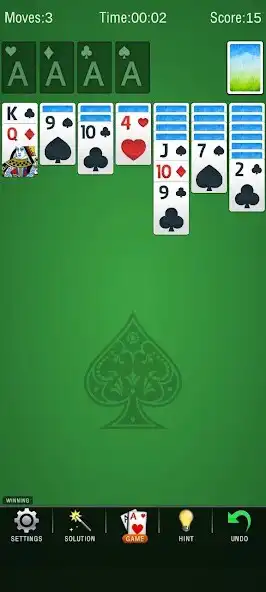 Play Ksolitaire - Classic Card Game as an online game Ksolitaire - Classic Card Game with UptoPlay