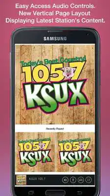 Play KSUX 105.7 as an online game KSUX 105.7 with UptoPlay