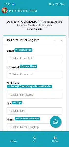 Play KTA Digi PGRI as an online game KTA Digi PGRI with UptoPlay