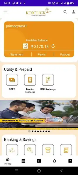 Play KTSCLICK -AEPS, mATM, DMT,BBPS  and enjoy KTSCLICK -AEPS, mATM, DMT,BBPS with UptoPlay