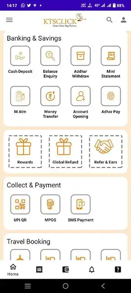 Play KTSCLICK -AEPS, mATM, DMT,BBPS as an online game KTSCLICK -AEPS, mATM, DMT,BBPS with UptoPlay