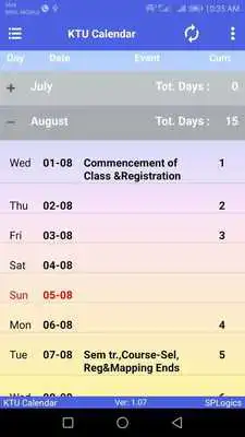 Play KTU Calendar Play KTU Calendar