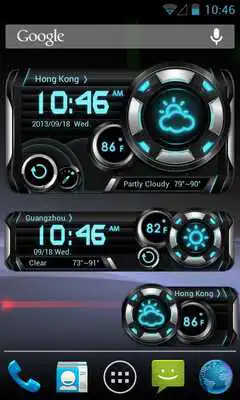 Play K-Turbo Weather Widget Theme