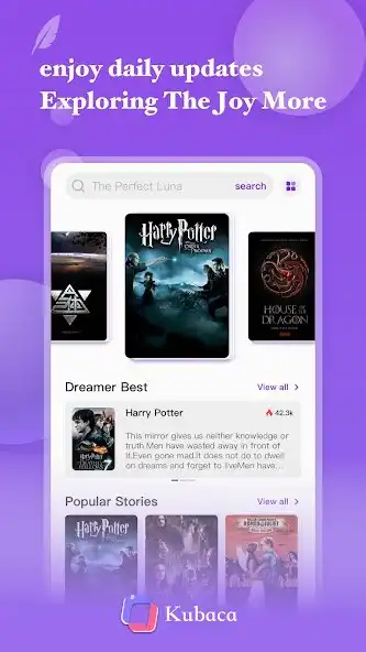 Play Kubaca-Read Novels and Writing  and enjoy Kubaca-Read Novels and Writing with UptoPlay