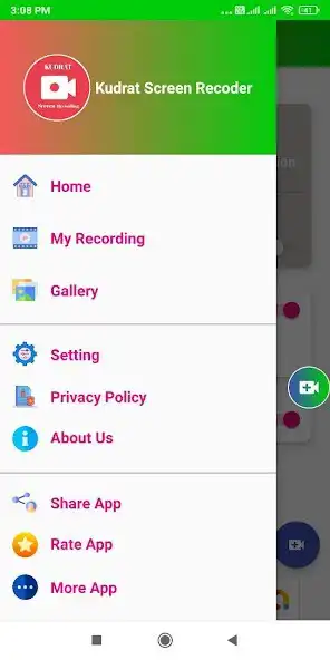 Play Kudrat Screen Recoder  and enjoy Kudrat Screen Recoder with UptoPlay