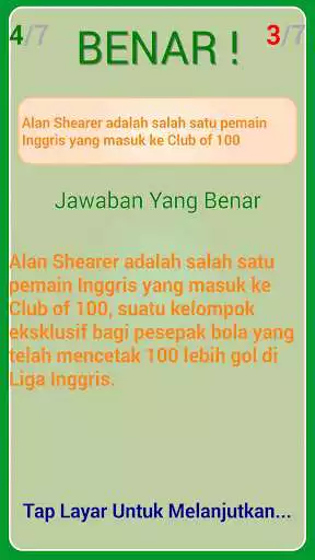 Play APK Kuis Benar Salah Sepak Bola  and enjoy Kuis Benar Salah Sepak Bola with UptoPlay com.tokoonline168.apps.kuisbenarsalahsepakbola