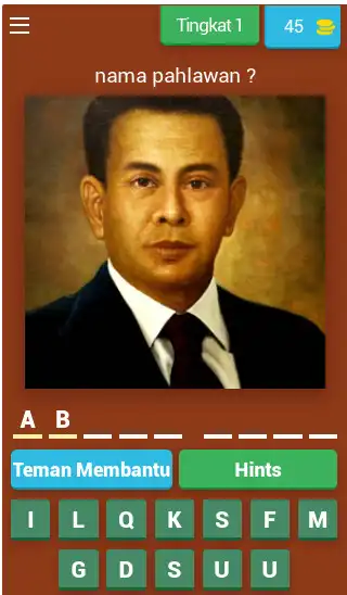 Play Kuis Nama Pahlawan  and enjoy Kuis Nama Pahlawan with UptoPlay