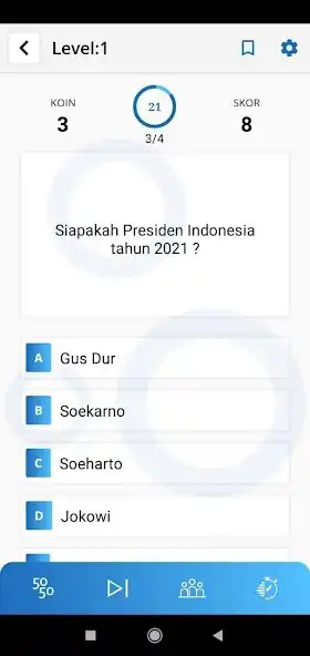 Play Kuis Seru - Asah Kecerdasanmu as an online game Kuis Seru - Asah Kecerdasanmu with UptoPlay
