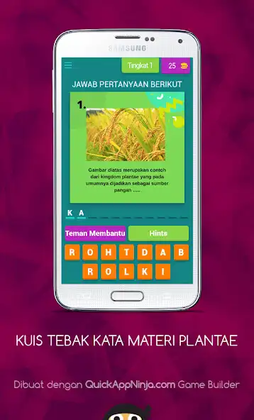 Play KUIS TEBAK KATA MATERI PLANTAE  and enjoy KUIS TEBAK KATA MATERI PLANTAE with UptoPlay