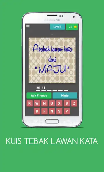 Play KUIS TEBAK LAWAN KATA ANTONIM as an online game KUIS TEBAK LAWAN KATA ANTONIM with UptoPlay