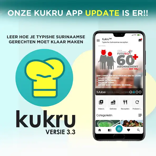 Play Kukru: Lekkere Surinaamse Recepten  and enjoy Kukru: Lekkere Surinaamse Recepten with UptoPlay