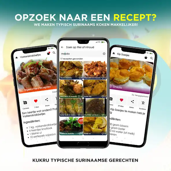 Play Kukru: Lekkere Surinaamse Recepten as an online game Kukru: Lekkere Surinaamse Recepten with UptoPlay