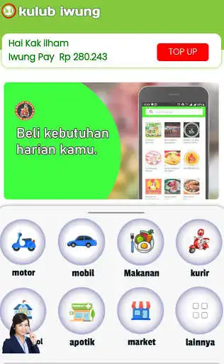Play Kulub Iwung - Ojek Delivery as an online game Kulub Iwung - Ojek Delivery with UptoPlay