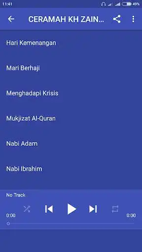 Play Kumpulan Ceramah Offline KH Zainuddin MZ 3 as an online game Kumpulan Ceramah Offline KH Zainuddin MZ 3 with UptoPlay