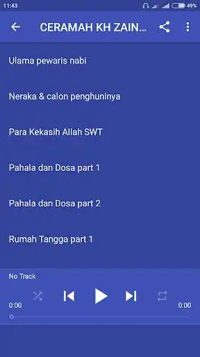 Play Kumpulan Ceramah Offline KH Zainuddin MZ 4 as an online game Kumpulan Ceramah Offline KH Zainuddin MZ 4 with UptoPlay
