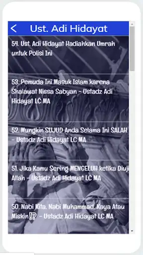 Play Kumpulan Ceramah Ust. Adi Hidayat as an online game Kumpulan Ceramah Ust. Adi Hidayat with UptoPlay