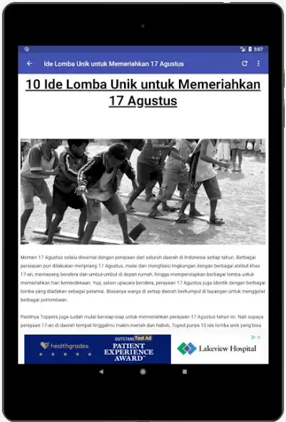 Play Kumpulan Ide Seru Lomba 17-an as an online game Kumpulan Ide Seru Lomba 17-an with UptoPlay