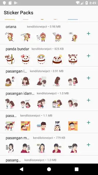 Play Kumpulan Karena Cinta Sticker  as an online game Kumpulan Karena Cinta Sticker  with UptoPlay