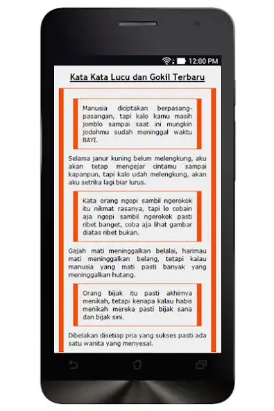 Play Kumpulan Kata Kata Lucu as an online game Kumpulan Kata Kata Lucu with UptoPlay