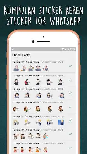 Play Kumpulan Koleksi Sticker keren WAStickerApps as an online game Kumpulan Koleksi Sticker keren WAStickerApps with UptoPlay