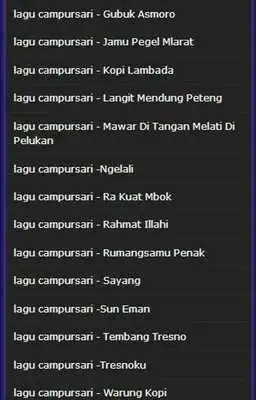 Play Kumpulan lagu campursari terpopuler