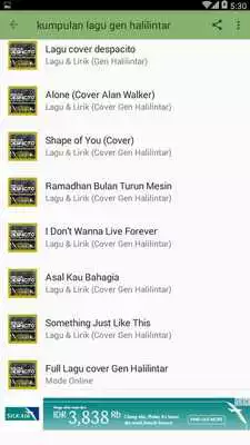 Play kumpulan lagu gen halilintar(Video Cover)