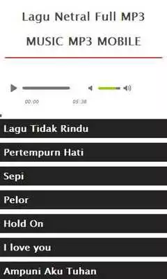 Play Kumpulan Lagu Netral Full Album MP3