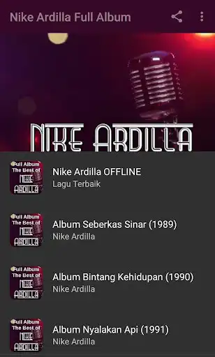 Play Kumpulan Lagu Nike Ardilla MP3 Full Album Lengkap  and enjoy Kumpulan Lagu Nike Ardilla MP3 Full Album Lengkap with UptoPlay