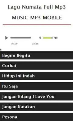 Play Kumpulan Lagu Numata Full Album Mp3
