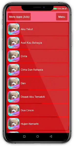 Play Kumpulan Lagu Romantis Offline  and enjoy Kumpulan Lagu Romantis Offline with UptoPlay