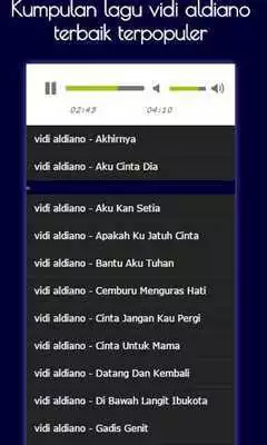 Play Kumpulan Lagu Vidi Aldiano mp3