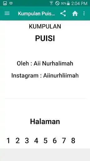 Play Kumpulan Puisi Aii Nurhaliimah as an online game Kumpulan Puisi Aii Nurhaliimah with UptoPlay
