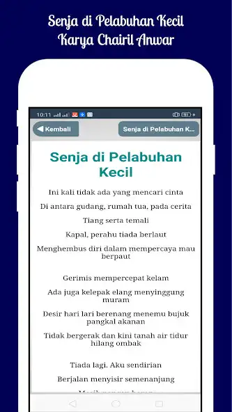 Play Kumpulan Puisi Indah as an online game Kumpulan Puisi Indah with UptoPlay