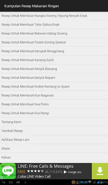 Play Kumpulan Resep Makanan Ringan as an online game Kumpulan Resep Makanan Ringan with UptoPlay