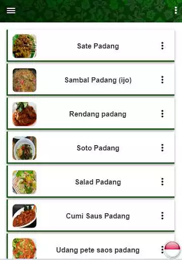 Play Kumpulan Resep Masakan Padang terkenal GRATIS