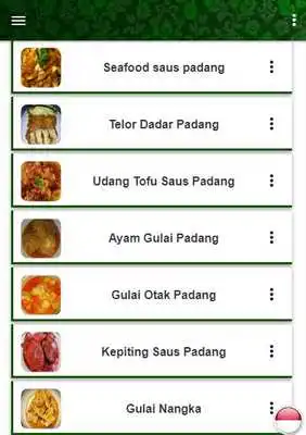 Play Kumpulan Resep Masakan Padang terkenal GRATIS