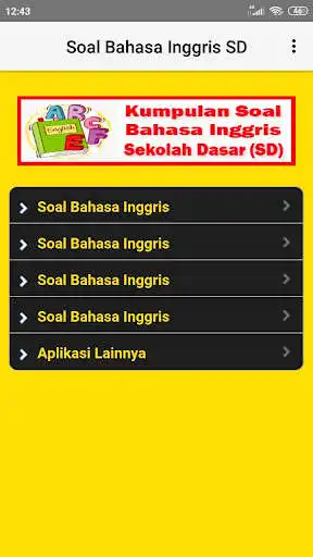 Play Kumpulan Soal Bahasa Inggris Sekolah Dasar (SD) as an online game Kumpulan Soal Bahasa Inggris Sekolah Dasar (SD) with UptoPlay