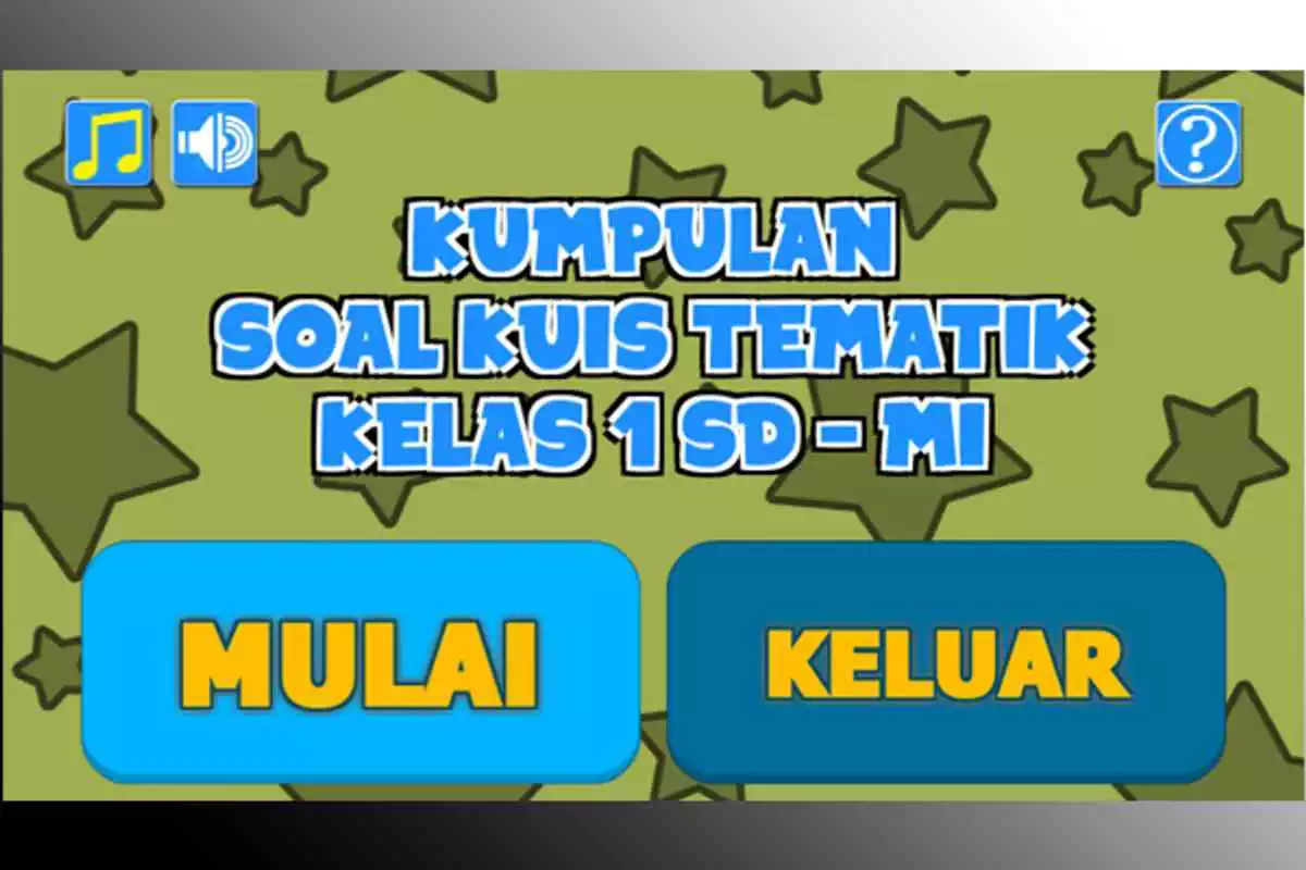 Play Kumpulan Soal Kuis Tematik Kelas 1 SD - MI